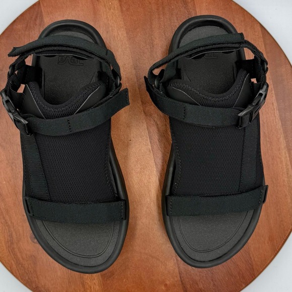 Teva Hurricane Ampsole Volt Black Mesh Platform Sandals M11/W13 Gorpcore 1155030 - Picture 5 of 12